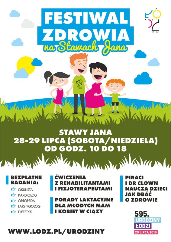 Festiwal Zdrowia na Stawach Jana 28-29.07.2018
